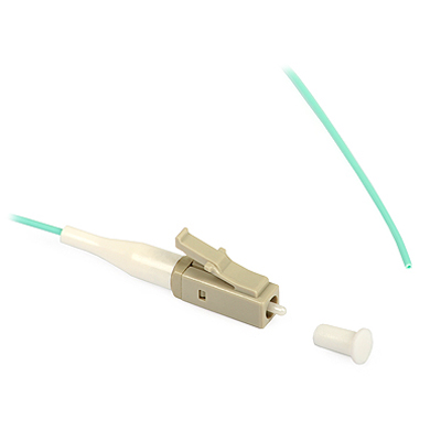 LC/UPC 10Gb OM3 Simplex 0.9mm Fiber Optic Pigtails