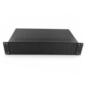 2U Châssis à rack pour convertisseur de médias autonomes