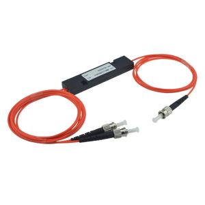 1x2 Coupleur \/ séparateur fusionné à fibre multimode 3. 0 mm avec les connecteurs ST \/ UPC