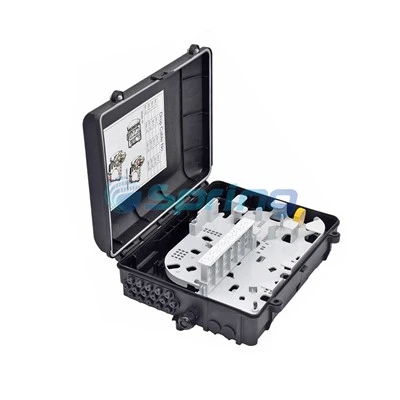 16core Fibre Splices Distribution Boîte de sieste monté en aérien avec des séparateurs PLC