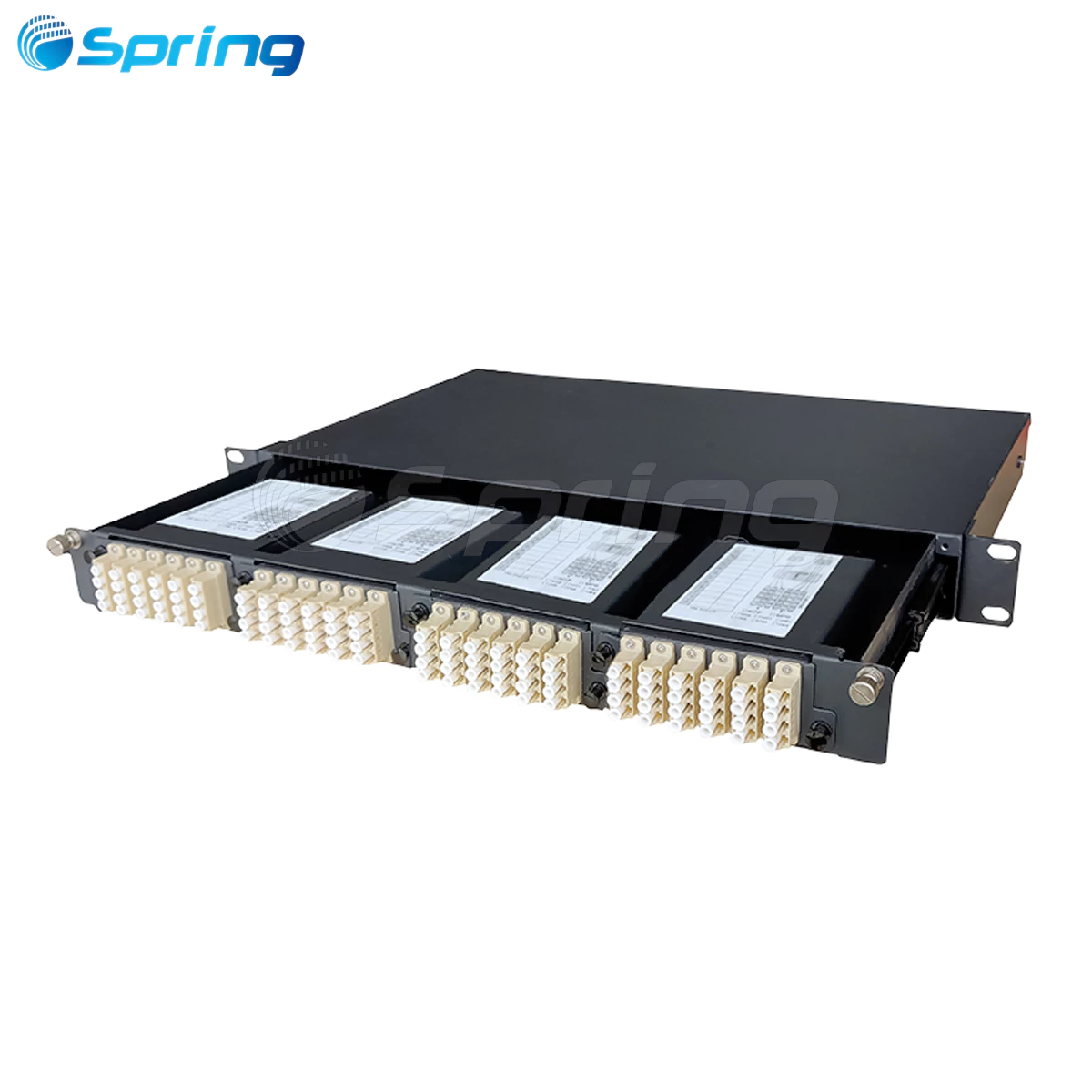 Panneau de brassage de cassette MPO pour les systèmes de fibre modulaire pré--terminés